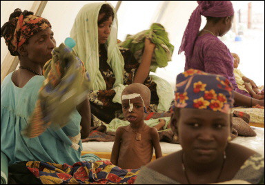 hongersnood in Niger, juni 2005 AFP