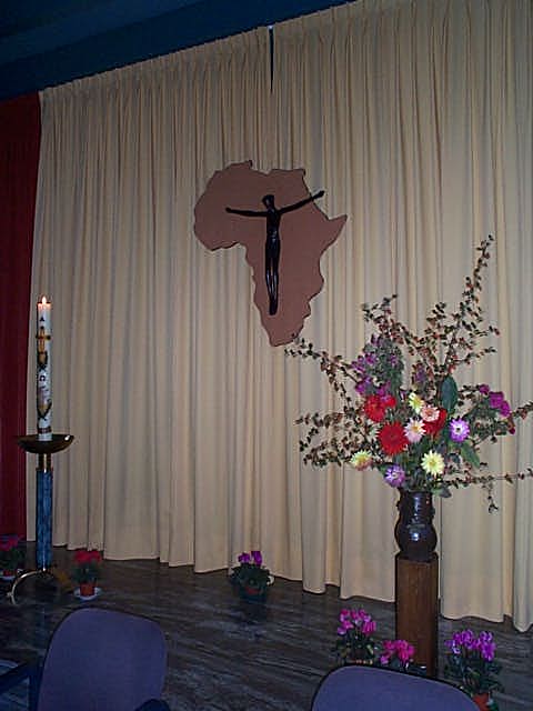 Makonde kruis uit Tanzania