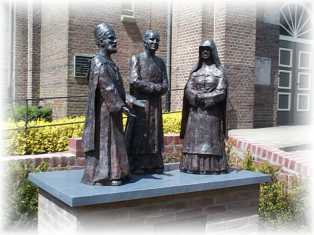 het monument van de drie congregaties
