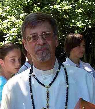 Georges Jacques op zijn Zilveren Priesterfeest,19 juni 2005 te Brussel.