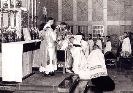 Priesterwijding van Louis Melis in Tilburg 1956