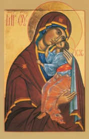 ikoon van Maria, de moeder Gods  
