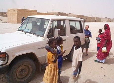 Witte Zuster in Nouakchott,Mauritani