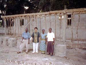 School van de Zusters in aanbouw in Dar-Es-Salaam, Tanzania